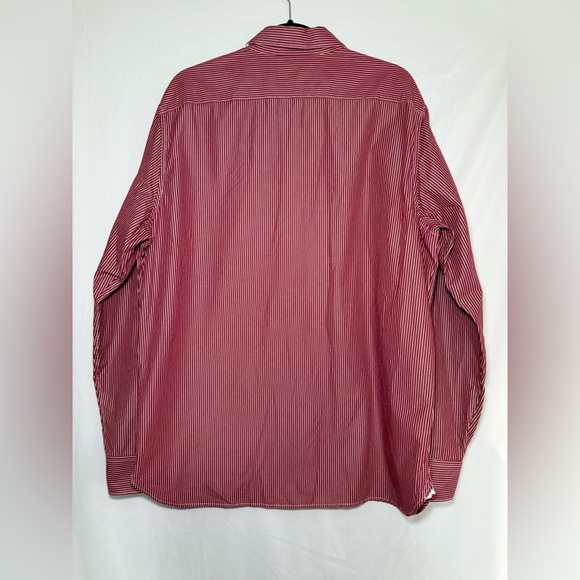 American Eagle Outfitter Button Down Shirt Men XL Vintage Fit Stripe Long Sleeve - Picture 5 of 11